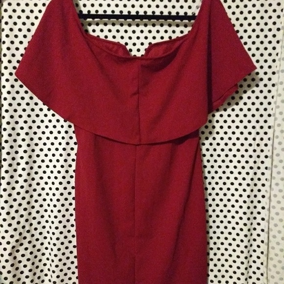 COPY - rue21 off-the-shoulder red dress - Picture 7 of 7